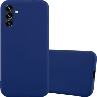 Cadorabo Hoesje geschikt voor Samsung Galaxy A13 5G in CANDY DONKER BLAUW - Beschermhoes gemaakt van flexibel TPU silicone Case Cover