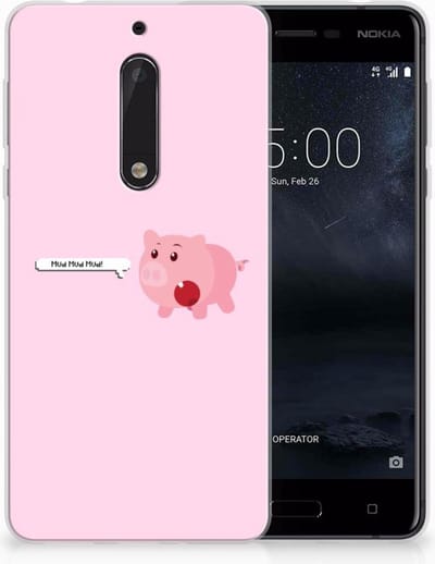 Nokia 5 Telefoonhoesje met Naam Pig Mud