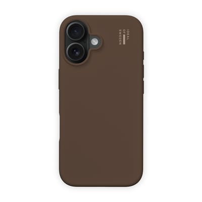 iDeal of Sweden Silicone Case geschikt voor MagSafe geschikt voor iPhone 17 - Mocha Mousse