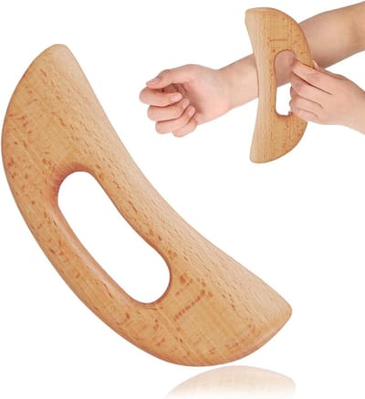 Grote Houten Gua Sha Massagetool voor Volledig Lichaam, Ideaal voor Ontspanning en Spierherstel