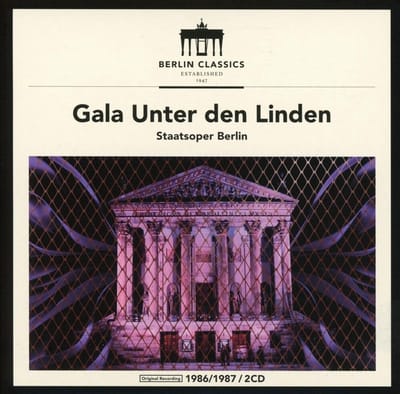 Das Orchester Der Staatsoper Berlin - Gala Unter Den Linden - Staatsoper Berlin 1987 (2 CD) (Remastered)