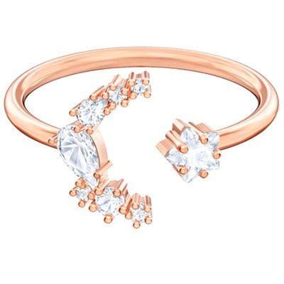 Swarovski Penélope Cruz Moonsun Ster En Maan Open Roségouden Ring Damesring 5486803 Box (Random Color),60 beige