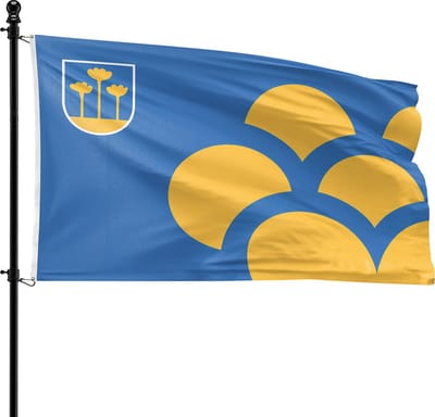 VlagDirect - Zoetermeer vlag - Gemeente Zoetermeer vlag - 90 x 150 cm.