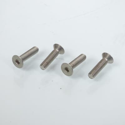 Lot de 4 vis BTR inox de couvercle de maitre cylindre M4 pas 0.7 x 16mm pour moto