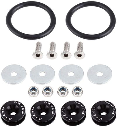 Dailygoods- Bumperhouder Aluminiumlegering - Auto Accessoire - Motor Bay Aankleedkit - Snelsluiting - Hoogwaardige Kwaliteit - Duurzaam - Bumperbevestiging