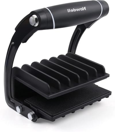 Paneeldrager - Gipsplaat lifter - Materiaal Verplaatsen - Automatische Klem - Tot 25 mm dik - Zwart