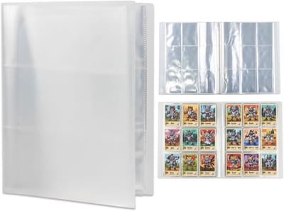 Thijox - Card Binder Kaartenmap met 30 Pagina's en 270 Vakken voor 540 Kaarten - Persoonlijke Cover, Niet Vergelend Kunststof, 30 x 23,5 x 2,3 cm - Pe