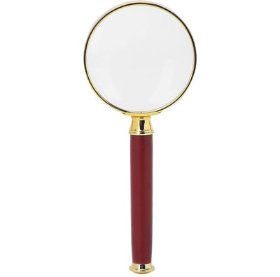 Dailygoods- Vergrootglas 10X - Handheld Loep - Antieke Vergrootglas met Houten Handvat - Vintage Ontwerp - 2,05 Inch Lens