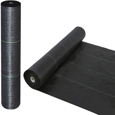 Onkruidbarrière Landschapsstof - Bodembedekker Gronddoek - Onkruid Voorkomen - Water- en Luchtdoorlatend - 10 x 33 ft - Zwart