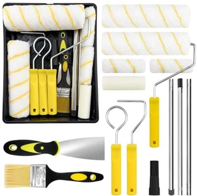 Complete Schilderrol Set met 12 Onderdelen voor Muren en Plafonds