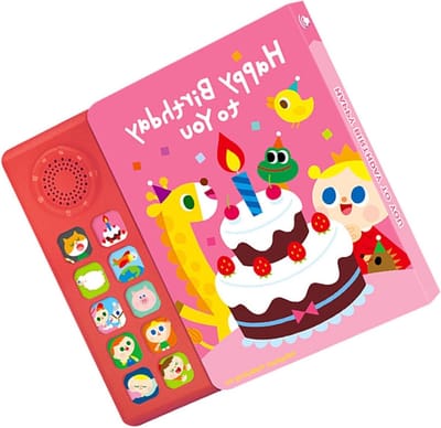 Interactief Muziekboek - Kinderliedjes Boek - Engels Leren - 10 Rijmpjes - 22.5 x 20.2 x 1.5 cm - Meerkleurig