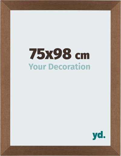 Your Decoration - Fotolijst 75x98 cm - MDF - Koper Decor - Mura