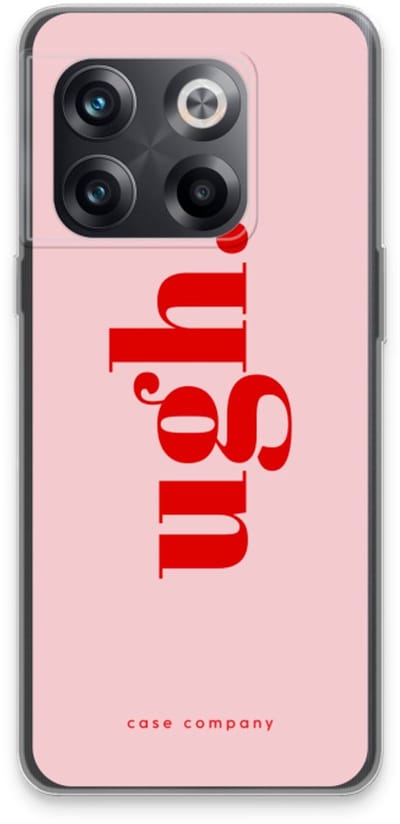 Case Company® - Hoesje geschikt voor OnePlus 10T hoesje - Ugh - Soft Cover Telefoonhoesje - Bescherming aan alle Kanten en Schermrand