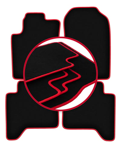 CARLUX-RED automatten voor: Ford Ranger Raptor pick-up (2019-)
