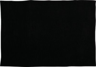 MSV Badmat - CHENILLE - Badkamermat - Microvezel - Zwart