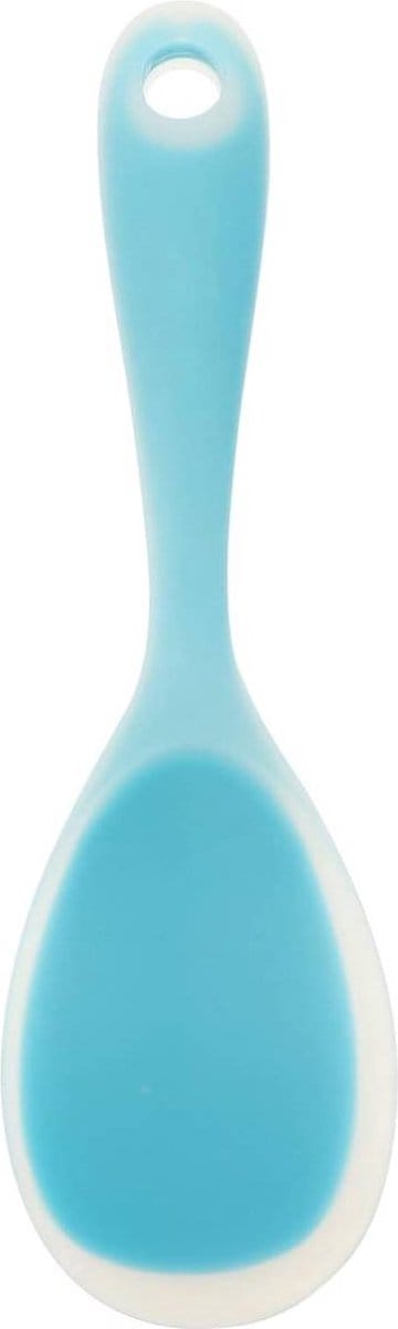 Doodadeals® Siliconen Rijstlepel - Rijst Opscheplepel - Rijstlepel Kunststof - Blauw - 1 stuk