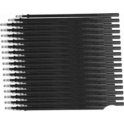 50 Stuks Blauwe Inkt Uitwisbare Gelinkt Navullingen Fijne Punt 0.5mm Vervangende Gelpen Navullingen voor Uitwisbare Pennen Kantoor 100pcs zwart
