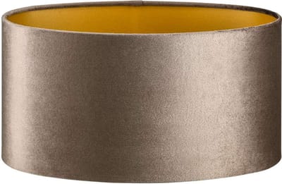 Lampenkap Ovaal - 25x16x15cm - Fendi velours earth