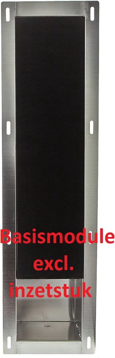 Aloni Inbouw reserve toiletrolhouder 140 x 660 x 120 mm excl. inzetstuk ! , incl. montagemateriaal