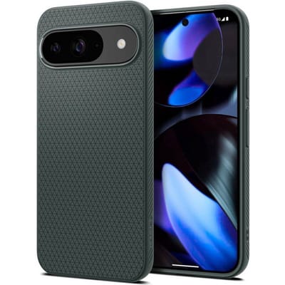 Spigen Liquid Air Hoesje Geschikt voor Google Pixel 9 / 9 Pro - Back Cover Flexibel TPU Groen