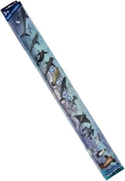 Lg-imports Speelset Zeedieren Junior 7 Cm Grijs/blauw 12-delig