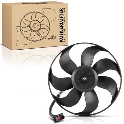 Frankberg 1x Motorradiateur Enkele ventilator