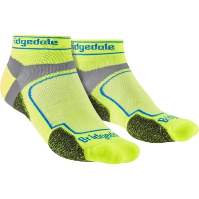 Bridgedale - Heren Hardloop Ultralichte Sport Lage Sokken - Geel