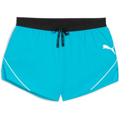 Puma Raceday Ultraweave 3in Split Hardloopshorts Heren-Blauw