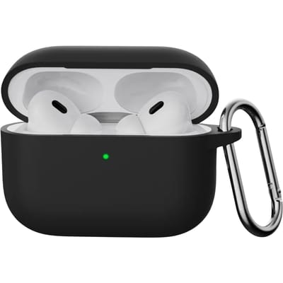 Mocaa AirPods Pro 3 Siliconen Hoesje met Haak Zwart