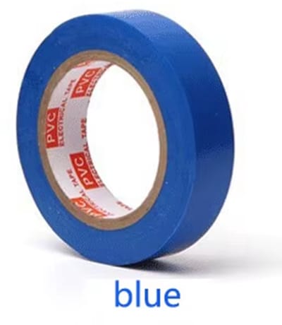 Isolatietape - 16mm x 10m PVC – Beschikbaar in Rood, Zwart, Blauw en Geel