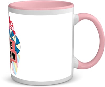 Akyol - mama cadeau - koffiemok - theemok - roze - Moeder - moeders - cadeautje - met opdruk - verjaardag - moederdag - mama cadeautjes - moederdag cadeau - verjaardag - liefste mama - leuk kado om te geven - 350 ML inhoud