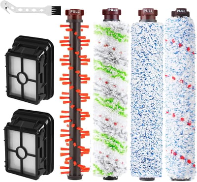 Dailygoods- Accessoires Bissell CrossWave - Hoofdborstel - Tapijtborstel - Rolborstel voor huisdieren - Vloerborstel - Wasbare filters - Nylonweefsel - Stofzuigeraccessoires