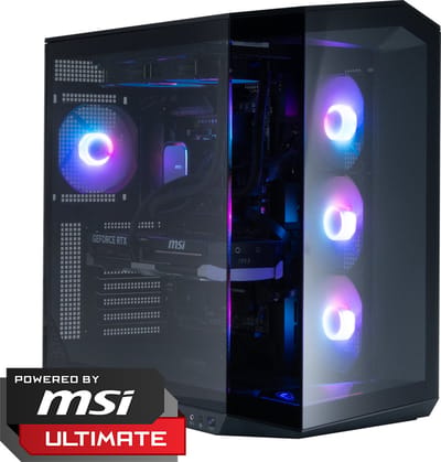 MSI AMD Game PC - GeForce RTX 5090 32GB - AMD Ryzen 7 9800X3D - 64GB DDR5 - 2TB SSD + 2TB SSD - WiFi + Win 11 Home