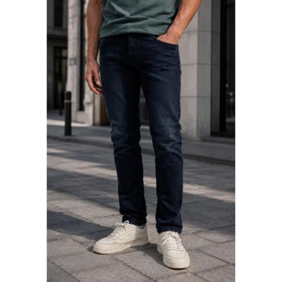 Cars blauwe heren jeans   Rinsewash wassing   Regular fit   5-Pocket zakken   Knoop- en ritssluiting   Regular waist Blauw 29/30