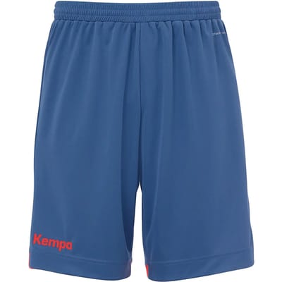 Kempa Player Shorts Kind IJs Grijs-Fluo Rood Maat 128