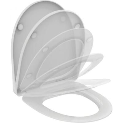 Ideal Standard life A WC seat round shape, removable, with softclosing T467701