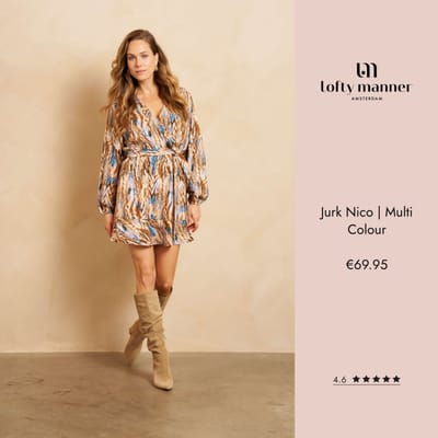 Jurk Nico | Multi Colour