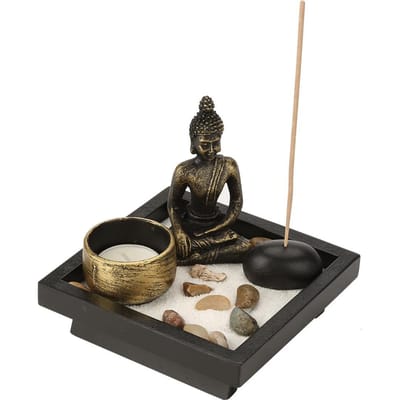 Boeddhistische Kandelaar in Chinese Stijl Meditatie Ontspanning Decor Set Inrichtingsartikelen