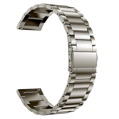 horlogeband met snelsluiting, 16 mm, 18 mm, 20 mm, 22 mm, hoogwaardige metalen armband, compatibel met Samsung Galaxy Watch 7/6/5/4/3, Vivoactive 4S/Vivomove 3S/Active S/Venu 2S