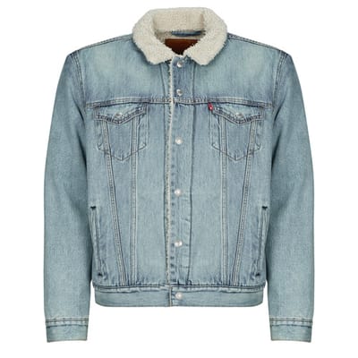 Levi's Type Iii Sherpa Trucker Jacket Size: S | Denim Jackets Outlet | Heren | Blauw