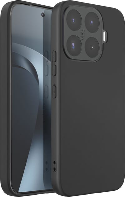 Mayaxess, Hoesje voor Xiaomi 17T Pro Flexibele Siliconen Bescherming, Zwart