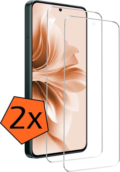 Screenprotector - 2 Stuks - Geschikt voor OPPO Reno 11F - Extra Sterk - Gehard Glas - Beschermglas - Tempered Glass - Screen Protector