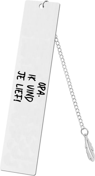 Akyol - opa ik vind je lief boekenlegger - Opa - de liefste opa - cadeautje - verjaardagscadeau - verjaardag - cadeau voor opa - cadeau - kado - geschenk - gift - opa artikelen