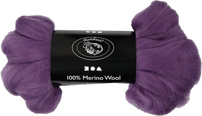 Merino Wol, dikte 21 my, violet, 100 gr/ 1 doos