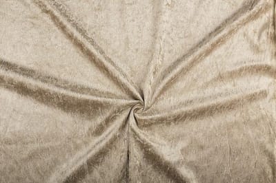 Velours de panne stof - Zandbruin - 10 meter