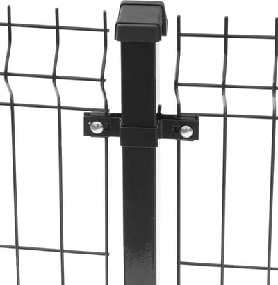 Paal 4x6cm zwart, 160cm lang.