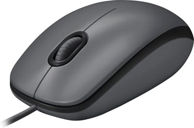 Logitech M100 - Bedrade Muis - USB - Plug & Play - Zwart