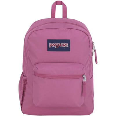JanSport Cross Town Backpack, Vrouwen, Roze, Rugzak, maat: One size