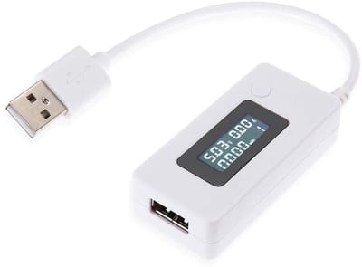 Oneay USB-spannings-/stroommeter, digitale tester-multimeter, kan de laadsnelheid van opladers, kabels, computers en powerbanks testen.