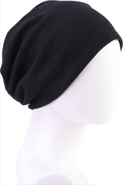 *** Beanie muts - Wintermuts - Sportmuts - Hoofdwarmer - Slouch Beanie muts - Muts - Zwart van Heble®***